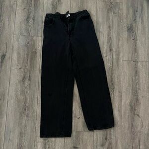 black wide leg jeans 🖤